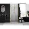Mexen Exo-F drzwi prysznicowe składane 95 cm, transparent, złote - 816-095-000-50-00