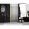 Mexen Exo-B drzwi prysznicowe uchylne 65 cm, transparent, złote - 817-065-000-50-00