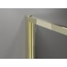 Mexen Exo drzwi prysznicowe uchylne 70 cm, transparent, złote - 817-070-000-50-00