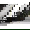 Mexen Exo drzwi prysznicowe uchylne 85 cm, transparent, złote - 817-085-000-50-00