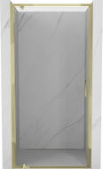 Mexen Exo-BR drzwi prysznicowe uchylne 80 cm, transparent, złote - 8181-080-000-50-00