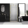 Mexen Exo-BR drzwi prysznicowe uchylne 95 cm, transparent, złote - 8181-095-000-50-00