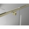 Mexen Exo drzwi prysznicowe uchylne 100 cm, transparent, złote - 8181-100-000-50-00