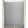 Mexen Exo-R drzwi prysznicowe uchylne 135 cm, transparent, złote - 819-135-000-50-00