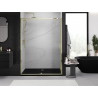 Mexen Exo-R drzwi prysznicowe uchylne 145 cm, transparent, złote - 819-145-000-50-00