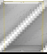 Mexen Exo drzwi prysznicowe uchylne 150 cm, transparent, złote - 819-150-000-50-00