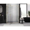 Mexen Exo-R drzwi prysznicowe uchylne 150 cm, transparent, złote - 819-150-000-50-00