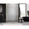Mexen Exo drzwi prysznicowe uchylne 155 cm, transparent, złote - 819-155-000-50-00