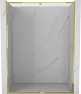 Mexen Exo-R drzwi prysznicowe uchylne 160 cm, transparent, złote - 819-160-000-50-00