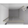 Mexen Exo kabina prysznicowa rozsuwana 120 x 85 cm, transparent, złota - 8151-120-085-50-00