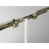 Mexen Exo kabina prysznicowa rozsuwana 155 x 85 cm, transparent, złota - 8151-155-085-50-00