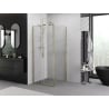 Mexen Exo kabina prysznicowa rozsuwana 90 x 90 cm, transparent, złota - 8151-090-090-50-00
