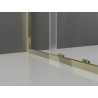 Mexen Exo-S kabina prysznicowa rozsuwana 135 x 100 cm, transparent, złota - 8151-135-100-50-00