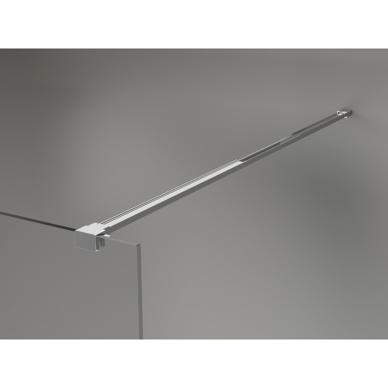 Mexen Kioto-X ścianka prysznicowa Walk-in 80 x 200 cm, transparent 10 mm, chrom - 800-080-101-01-00-X