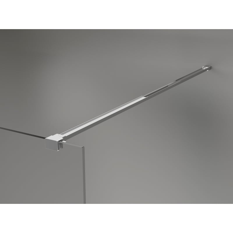 Mexen Kioto-X ścianka prysznicowa Walk-in 100 x 200 cm, transparent 10 mm, chrom - 800-100-101-01-00-X