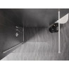 Mexen Kioto-X ścianka prysznicowa Walk-in 90 x 200 cm, transparent 10 mm, biała - 800-090-101-20-00-X