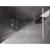 Mexen Kioto-X ścianka prysznicowa Walk-in 110 x 200 cm, transparent 10 mm, biała - 800-110-101-20-00-X