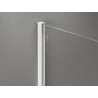 Mexen Kioto-X ścianka prysznicowa Walk-in 110 x 200 cm, transparent 10 mm, biała - 800-110-101-20-00-X