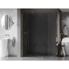 Mexen Kioto-X ścianka prysznicowa Walk-in 50 x 200 cm, transparent 10 mm, złota - 800-050-101-50-00-X