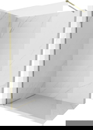 Mexen Kioto-X ścianka prysznicowa Walk-in 100 x 200 cm, transparent 10 mm, złota - 800-100-101-50-00-X