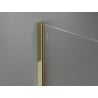 Mexen Kioto-X ścianka prysznicowa Walk-in 100 x 200 cm, transparent 10 mm, złota - 800-100-101-50-00-X