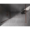 Mexen Kioto-X ścianka prysznicowa Walk-in 70 x 200 cm, transparent 10 mm, różowe złoto - 800-070-101-60-00-X