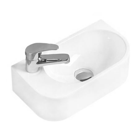Mexen Viera umywalka nablatowa prawa 40 x 21 cm, biała 21274000R