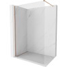 Mexen Kioto-X ścianka prysznicowa Walk-in 70 x 200 cm, transparent 10 mm, miedź szczotkowana - 800-070-101-65-00-X