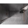 Mexen Kioto-X ścianka prysznicowa Walk-in 100 x 200 cm, transparent 10 mm, miedź szczotkowana - 800-100-101-65-00-X