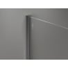 Mexen Kioto-X ścianka prysznicowa Walk-in 110 x 200 cm, transparent 10 mm, gun gray szczotkowany - 800-110-101-66-00-X