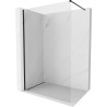 Mexen Kioto-X ścianka prysznicowa Walk-in 100 x 200 cm, transparent 10 mm, czarna - 800-100-101-70-00-X