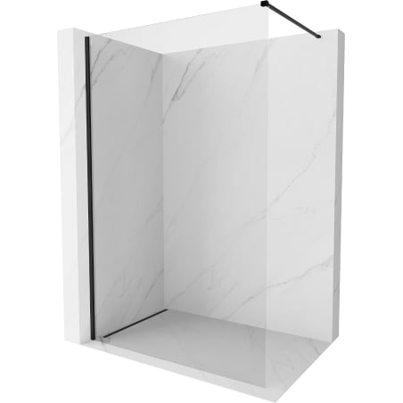 Mexen Kioto-X ścianka prysznicowa Walk-in 140 x 200 cm, transparent 10 mm, czarna - 800-140-101-70-00-X