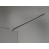 Mexen Kioto-X ścianka prysznicowa Walk-in 90 x 200 cm, transparent 10 mm, gun metal - 800-090-101-95-00-X