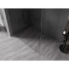 Mexen Kioto-X ścianka prysznicowa Walk-in 110 x 200 cm, transparent 10 mm, gun metal - 800-110-101-95-00-X