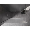 Mexen Kioto-X ścianka prysznicowa Walk-in 50 x 200 cm, szron 10 mm, chrom - 800-050-101-01-30-X