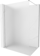 Mexen Kioto-X ścianka prysznicowa Walk-in 110 x 200 cm, szron 10 mm, chrom - 800-110-101-01-30-X