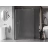 Mexen Kioto-X ścianka prysznicowa Walk-in 130 x 200 cm, szron 10 mm, chrom - 800-130-101-01-30-X