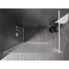 Mexen Kioto-X ścianka prysznicowa Walk-in 60 x 200 cm, szron 10 mm, biała - 800-060-101-20-30-X