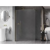 Mexen Kioto-X ścianka prysznicowa Walk-in 60 x 200 cm, szron 10 mm, złota - 800-060-101-50-30-X