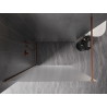 Mexen Kioto-X ścianka prysznicowa Walk-in 60 x 200 cm, szron 10 mm, miedź szczotkowana - 800-060-101-65-30-X