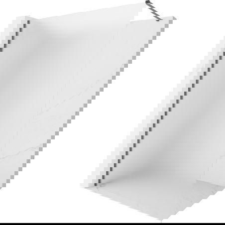 Mexen Kioto-X ścianka prysznicowa Walk-in 50 x 200 cm, szron 10 mm, gun gray szczotkowany - 800-050-101-66-30-X