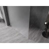 Mexen Kioto-X ścianka prysznicowa Walk-in 60 x 200 cm, szron 10 mm, gun gray szczotkowany - 800-060-101-66-30-X