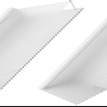 Mexen Kioto-X ścianka prysznicowa Walk-in 100 x 200 cm, szron 10 mm, nikiel szczotkowany - 800-100-101-97-30-X