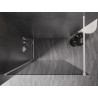Mexen Kioto-X ścianka prysznicowa Walk-in 60 x 200 cm, grafit 10 mm, biała - 800-060-101-20-40-X