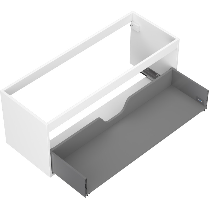 Mexen Box-A korpus szafki podumywalkowej 120 cm, 1 szuflada, biały mat - 91AX0-1200-470-1-01