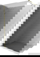 Mexen Kioto-X ścianka prysznicowa Walk-in 160 x 200 cm, grafit 10 mm, złota - 800-160-101-50-40-X