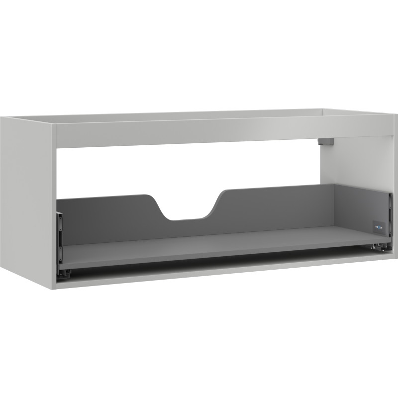 Mexen Box-A korpus szafki podumywalkowej 120 cm, 1 szuflada, szary mat - 91AX0-1200-470-1-62