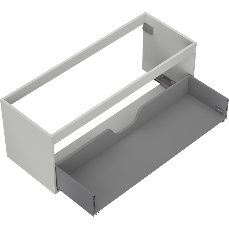 Mexen Box-A korpus szafki podumywalkowej 120 cm, 1 szuflada, szary mat - 91AX0-1200-470-1-62