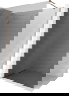 Mexen Kioto-X ścianka prysznicowa Walk-in 60 x 200 cm, grafit 10 mm, różowe złoto - 800-060-101-60-40-X