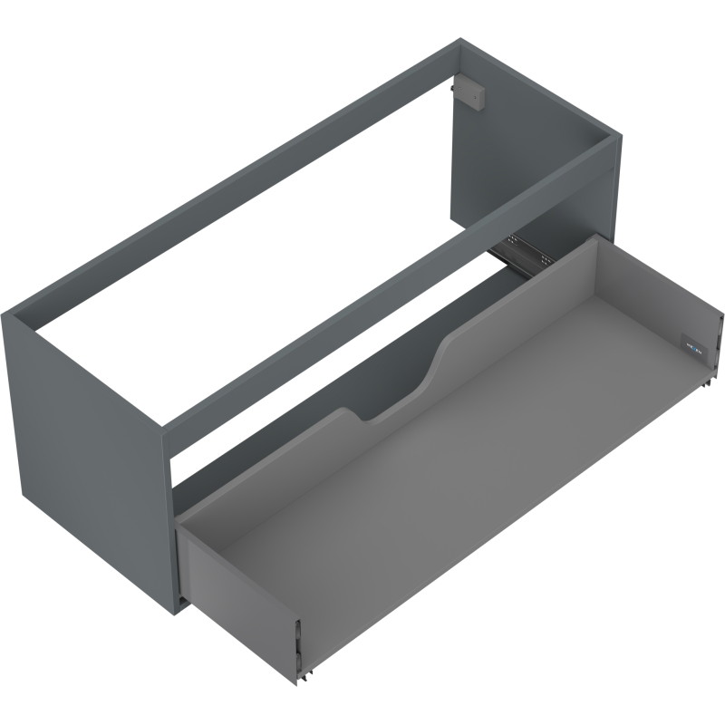 Mexen Box-A korpus szafki podumywalkowej 120 cm, 1 szuflada, grafit mat - 91AX0-1200-470-1-66
